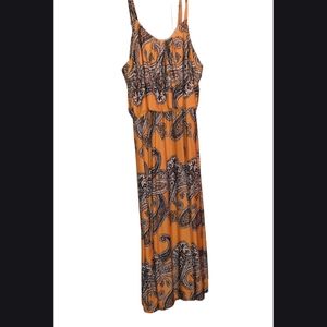 boutique -MAGIC dress 2xYellow Gold plus size strappy long dress